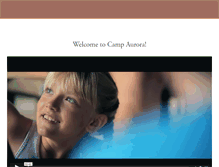 Tablet Screenshot of campaurora.org